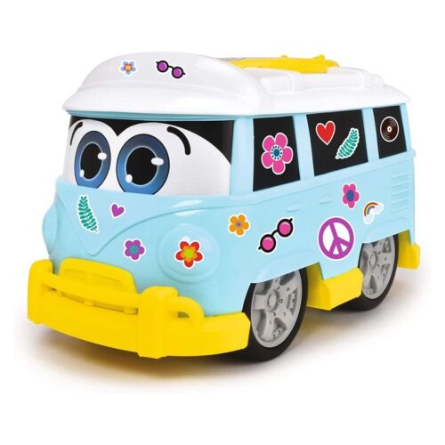 Furgoneta Sunny Surfer color celeste con 25 stickers Dickie 204114001
