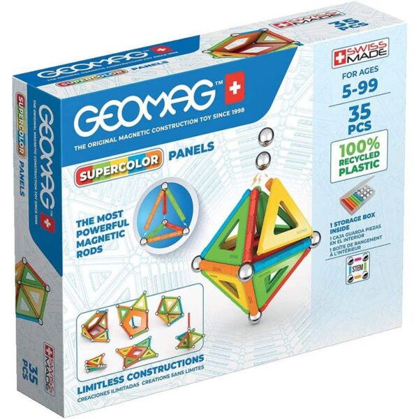 GEOMAG - MECHANICS Challenge - 95 Piezas - Bloques de Construcción Magnéticos para Niños de 7 GEOMAG - MECHANICS Challenge - 95 Piezas - Bloques de Construcción Magnéticos para Niños de 7