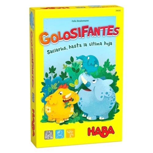 Juego de mesa infantil Golosifantes saciarlos hasta la última hoja