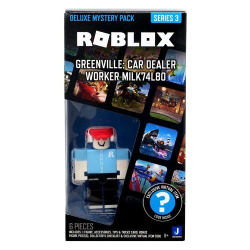 Roblox figura deluxe Mystery Greenville Car Dealer Worker Milk74L80