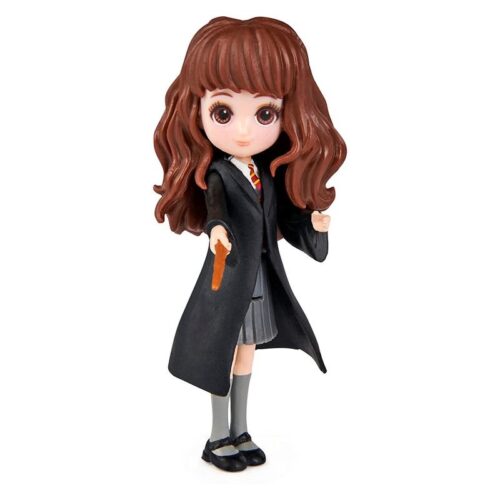 Harry Potter mini figura Hermione Wizarding World de 8 cm con uniforme