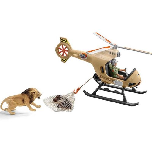Helicóptero de salvamento de Schleich Wild Life
