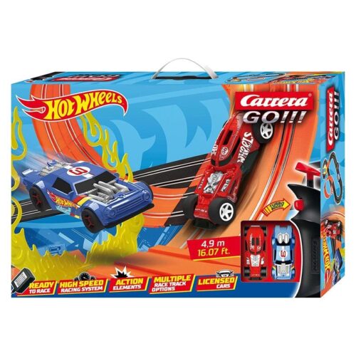 Hot Wheels Carrera GO!!! circuito con doble coche de carreras incluido