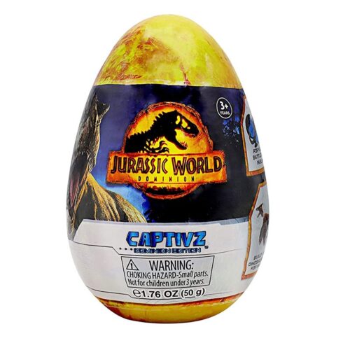 Huevo sorpresa Jurassic World Dominion con dinosaurio y Slime
