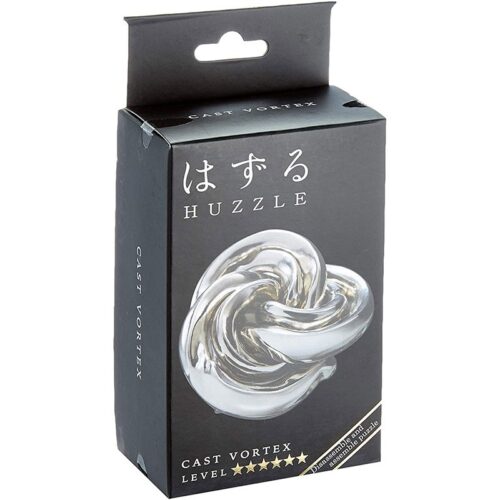 Puzzle para adultos de metal Huzzle Cast Vortex con dificultad 6