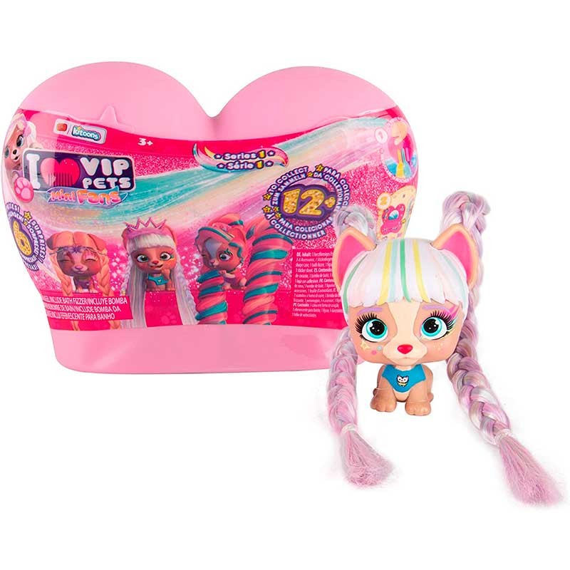 I Love Vip Pets Sobre Sorpresa Perrita Mini Fans Serie 1