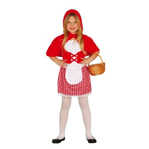 Disfraz infantil de caperucita roja con capucha talla 3-4 años 85922
