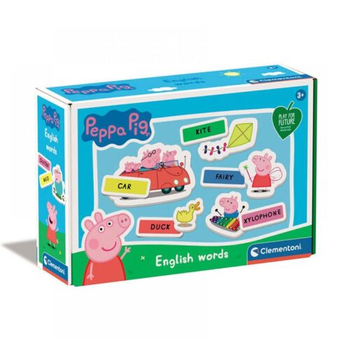 Juego educativo de Peppa Pig para aprender inglés con 26 personajes