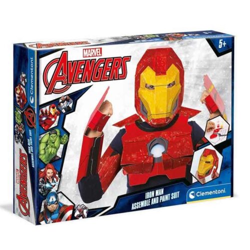 Marvel mascara de Iron Man Set de Manualidades en cartón de Clementoni
