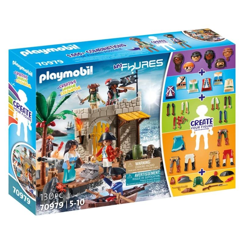 Playmobil My Figures 70979 Isla pirata para combinar figuras