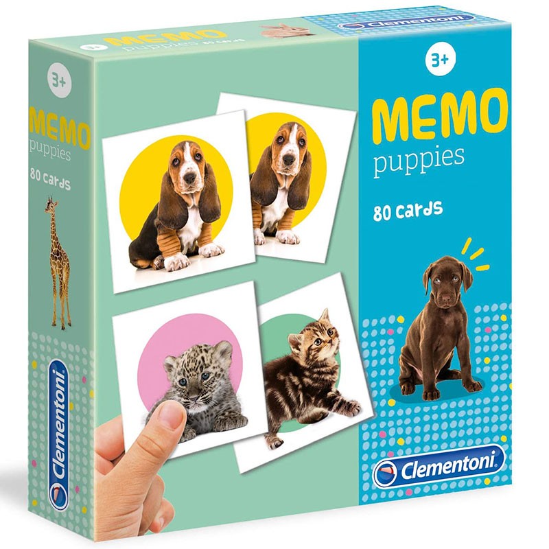Juego de Memoria Memo Cachorritos de Clementoni