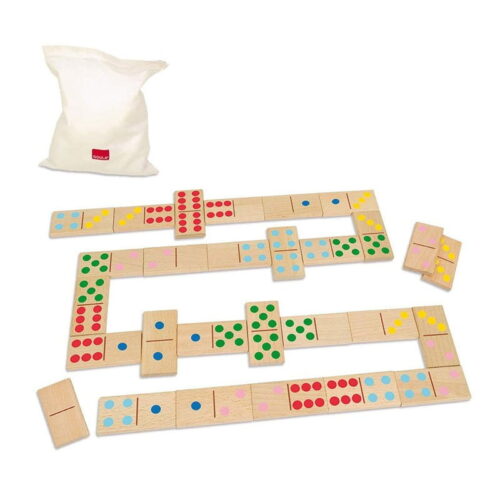 Juego Domino Topycolor madera