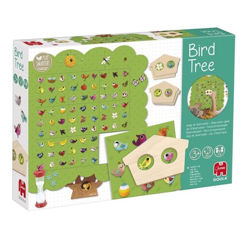 Juego educativo infantil Árbol-Puzzle con pajaritos de Goula