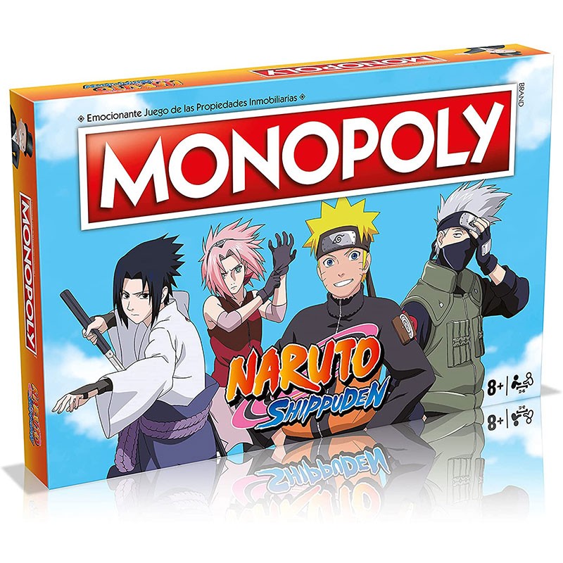 Monopoly Naruto Shippuden juego de 2 a 6 jugadores en Castellano