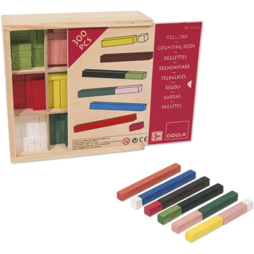 Juego Regletas de Madera Primera Infancia de Goula