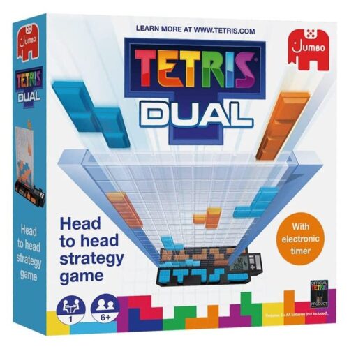 Juego mesa Tetris Dual electrónico con temporizador para 2 jugadores