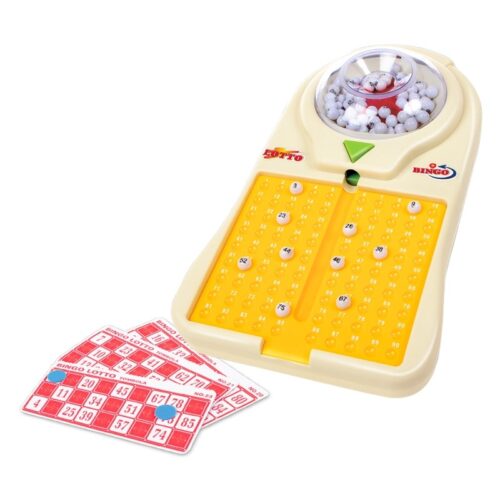 Juguete de bingo electrónico con 48 cartones y 90 números 25680