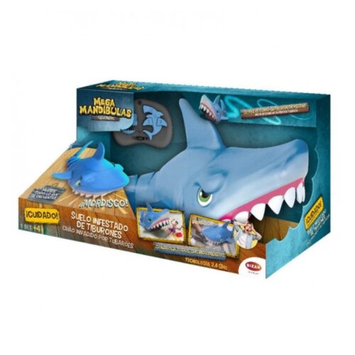 Juguete articulado Tiburón mega mandíbulas 48 cm con control