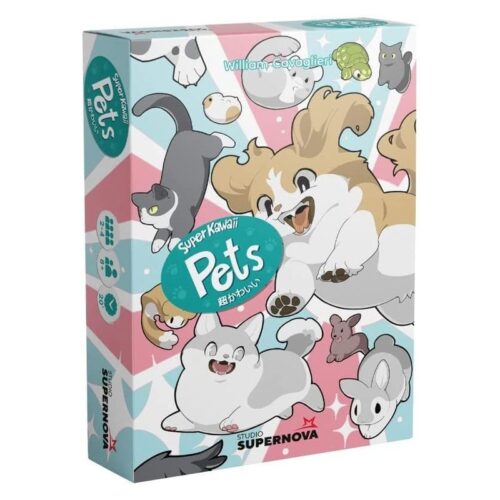 Super Kawaii Pets Juego de mesa cartas cuida y almenta tus animales