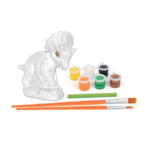 Kit artístico creativo Triceratops pinta figura de dinosaurio DinosArt