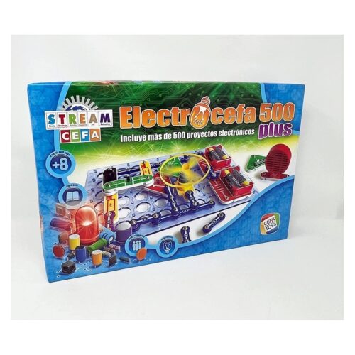 Kit de electrónica Electrocefa Plus con más de 500 proyectos electrónicos