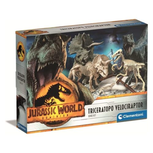 Kit investigación Triceratopo Velociraptor arqueología de dinosaurios