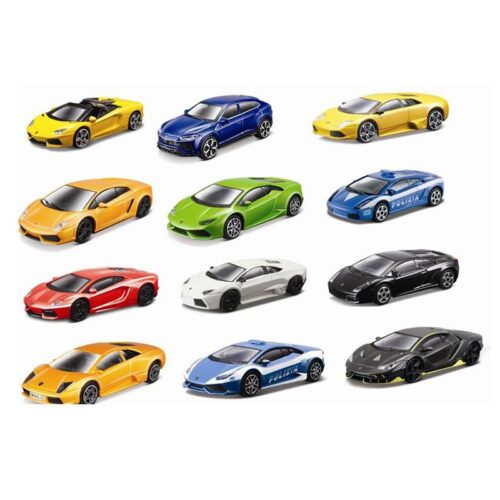 Minicoche deportivo lamborghini metalizado 1/43 surtido de Burago