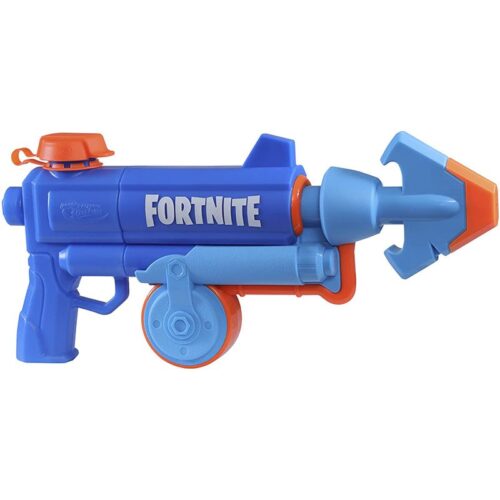 Lanzador de Agua Nerf Super Soaker Fortnite HG bombea y empapa
