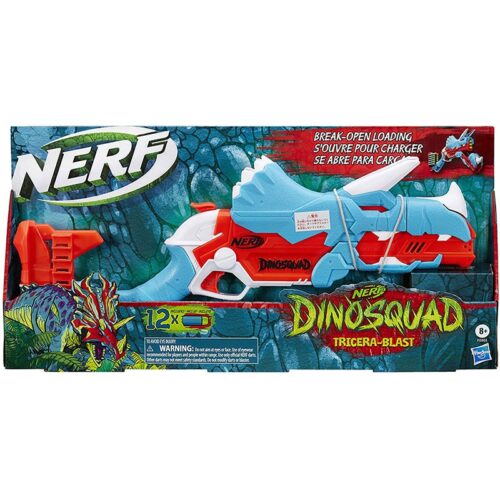 Lanzador Nerf Dinosquad Tricerablast de Hasbro