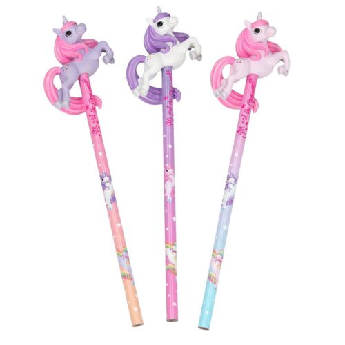 Lápiz con Figura de Unicornio Ylvi y los Minimoomis Modelos Surtidos