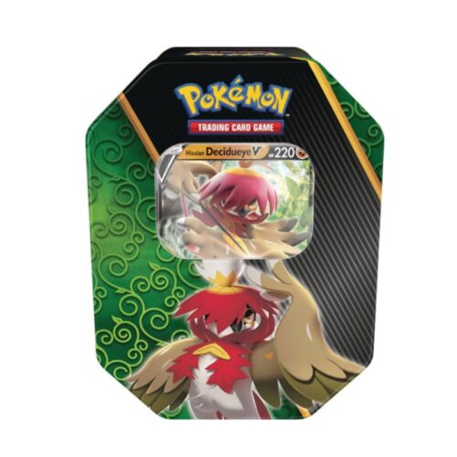 Lata de Decidueye de Hisui V de Pokémon JCC Poderes Divergentes