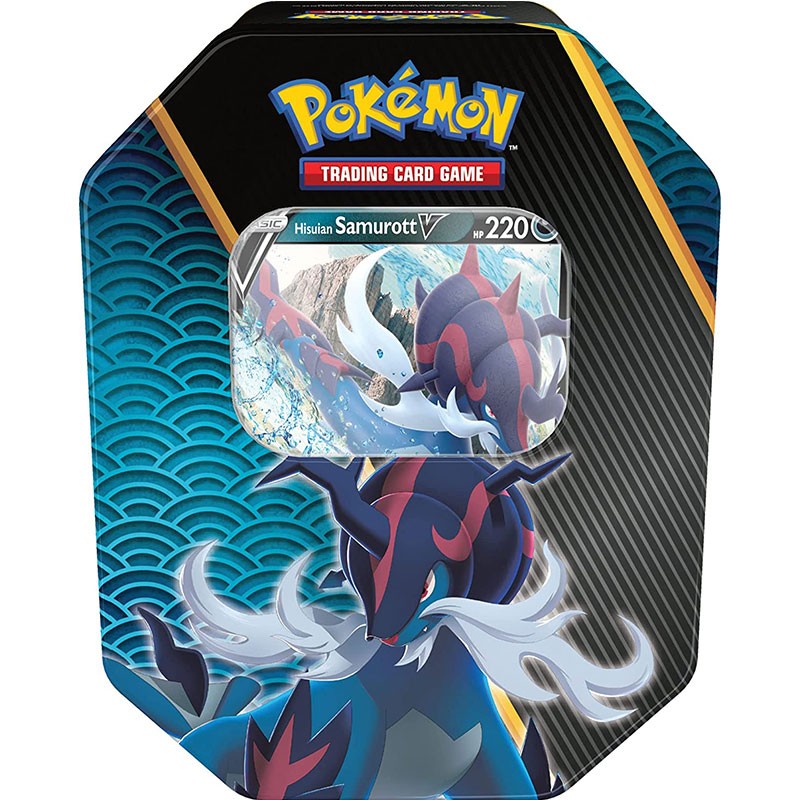 Lata Samurott V de Hisui colección Poderes Divergentes de Pokémon JCC