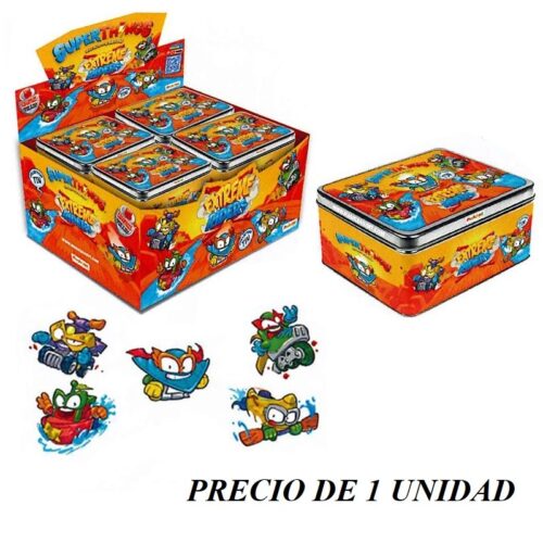 Lata Extreme Riders de Superthings Rescue Force con 5 figuras exclusivas