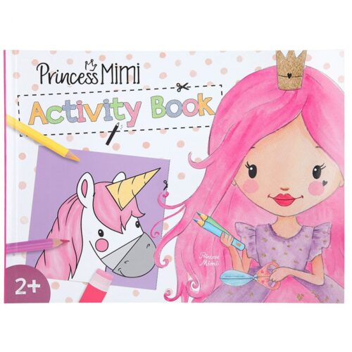 Libro de actividades infantil Princess Mimi con dibujos y manualidades