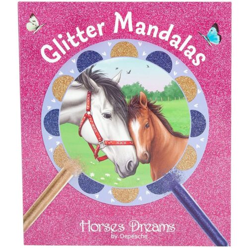 Libro para colorear Glitter Mandalas Depesche