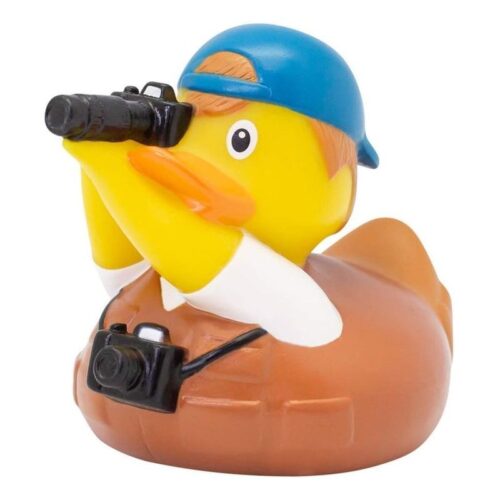 Pato de goma modelo turista fotógrafo Lilalu 8cm LI2109