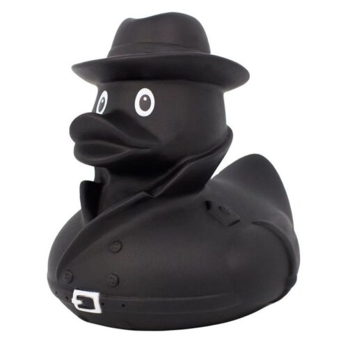 Pato de goma modelo «Hombre sombra» Lilalu 8cm LI2315