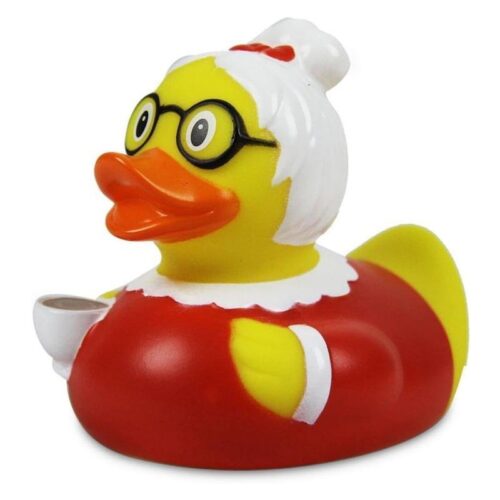 Pato de goma Lilalu modelo La Abuela Pata 8cm LI1902