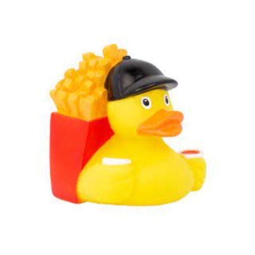 Pato de goma modelo Patatas Fritas Lilalu 8cm LI2306