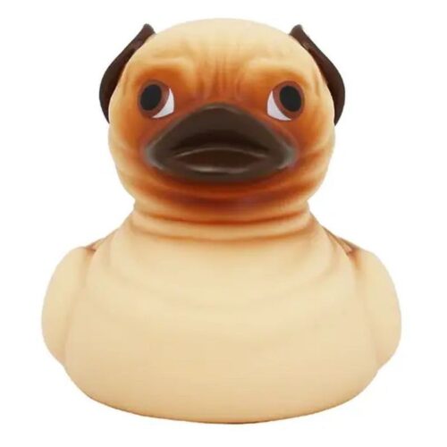 Pato de goma modelo Pug Dock 8cm Lilalu LI2303