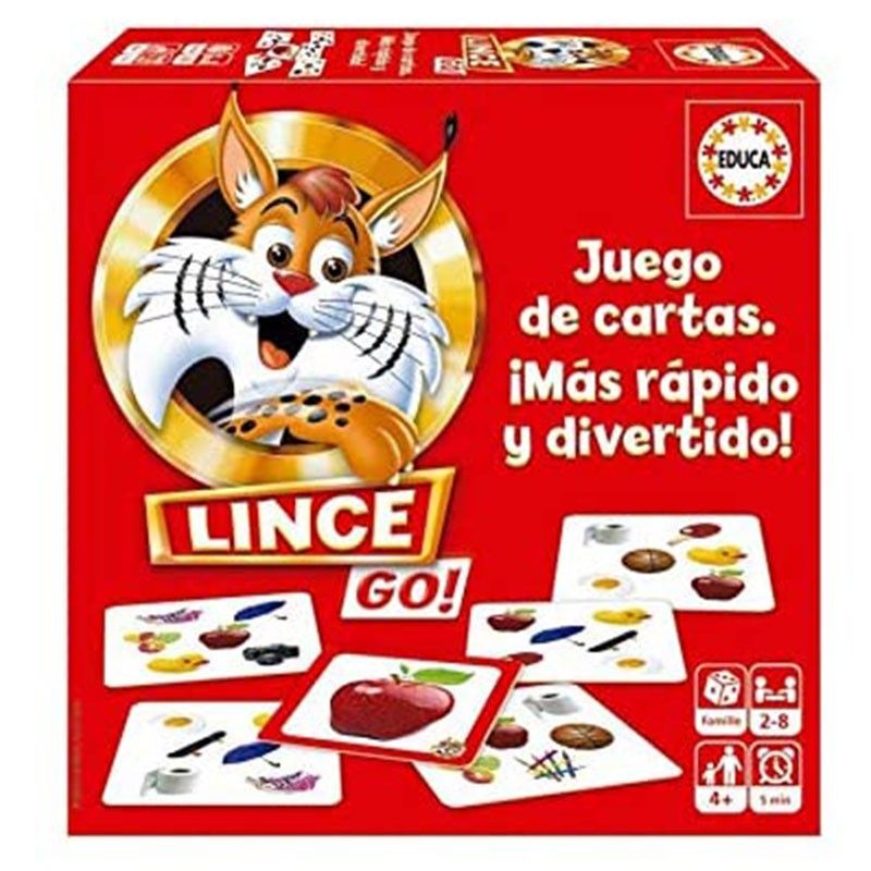 Lince Go Juego de Mesa de Cartas para toda la familia