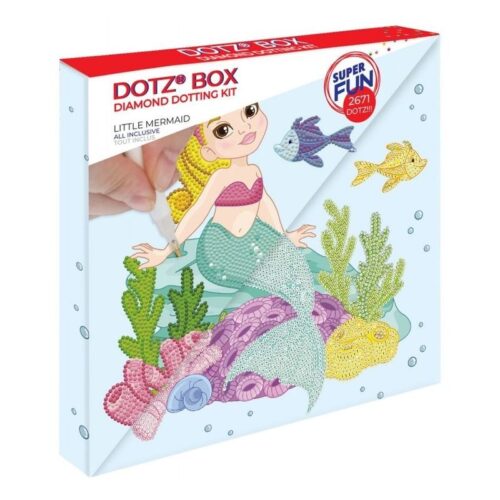 Kit de manualidades Diamond Dotz modelo Little Mermaid de 2671 piezas
