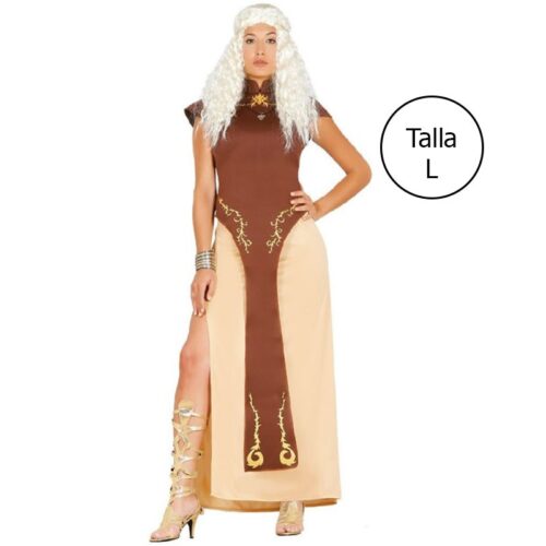 Disfraz Madre de Dragones talla L con casaca superior y falda abierta