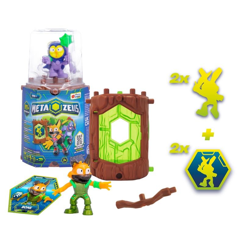 Main Pack de Metazells con tronco y 2 figuras modelos surtidos