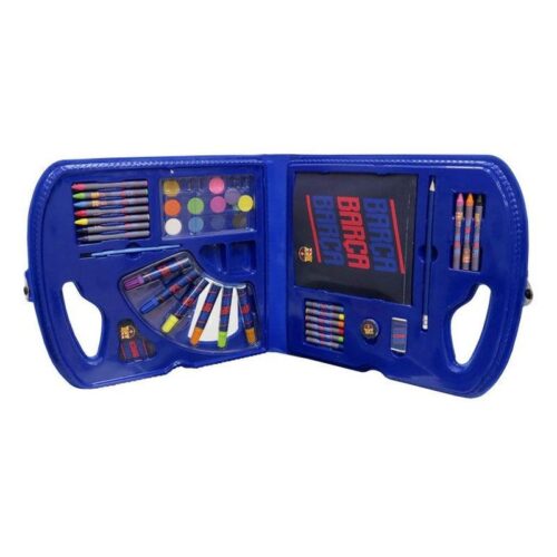 Maletín con set de papelería del FC Barcelona con 39 piezas GS615BC