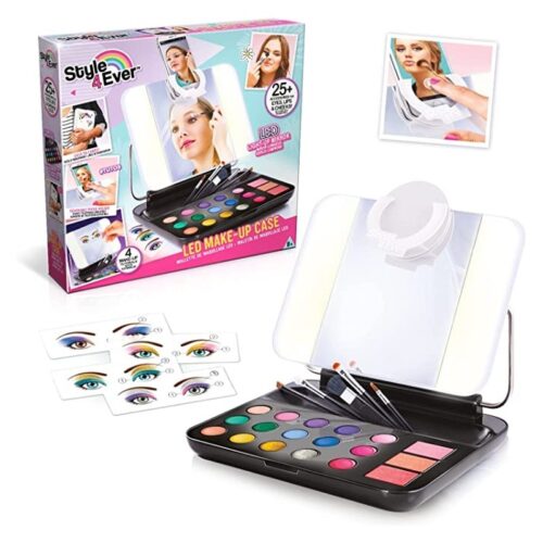 Maletín de maquillaje Style4ever con espejo de luces led OFG247
