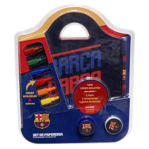 Set de pintura y dibujo del FC Barcelona con material escolar GS613BC