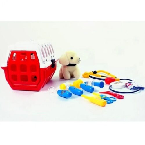 Maletín veterinario infantil con peluche y accesorios marca Juguetoon