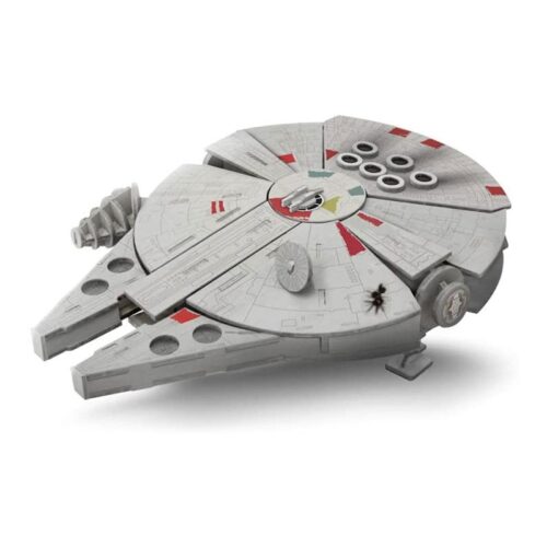 Maqueta 3D madera del halcón milenario Star Wars para montar y pintar