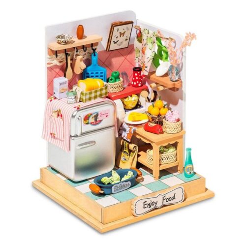 Maqueta mini Taste Life cocina Robotime en 3D con complementos